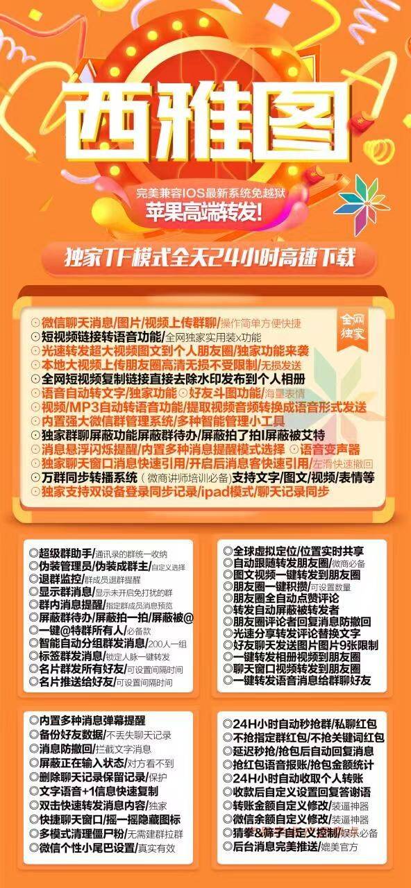 【苹果西雅图激活码官网更新下载】一键转发图文大视频兼容最新ios16系统以上稳定流畅转发模式(编辑和极速)